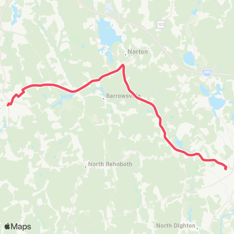 GATRA Taunton / Norton / Attleboro map