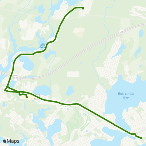 GATRA Cranberry Plz to Buzzards Bay (Main St) map