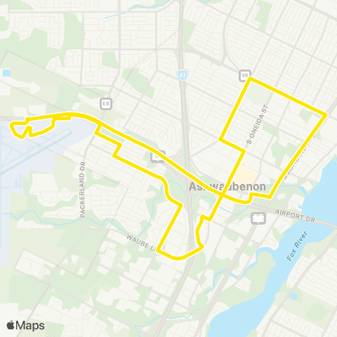 Green Bay Metro Cheesehead map