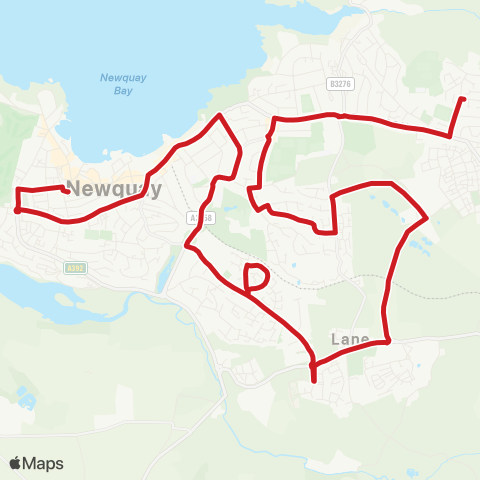 Go Cornwall Bus Church - Bus Station map