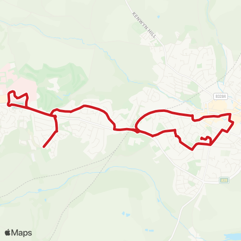 Go Cornwall Bus Lemon Quay - Lemon Quay map