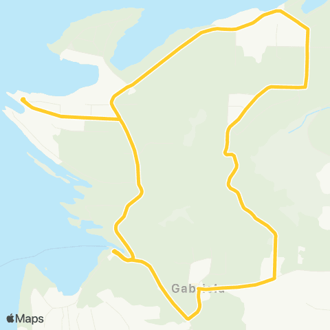 Gertie Taylor Bay - Hemlock map