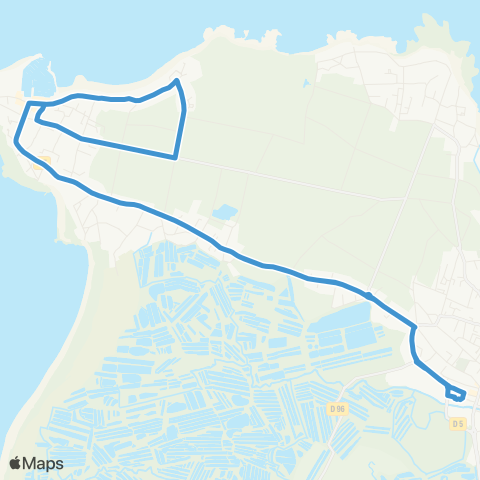 Gratibus de l'Île Port de l'Herbaudière map