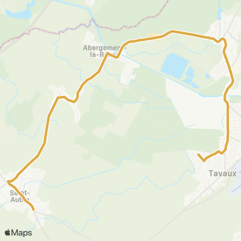 Grandole Mobilités Saint-Aubin - Tavaux map