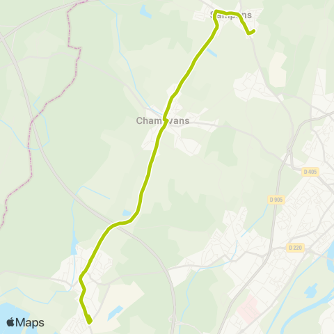 Grandole Mobilités Sampans - Damparis map
