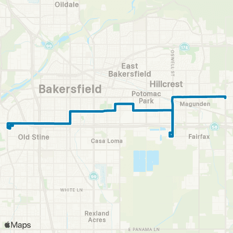GET Stockdale / Foothill map