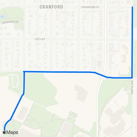 Greeley-Evans Transit UNC Boomerang map