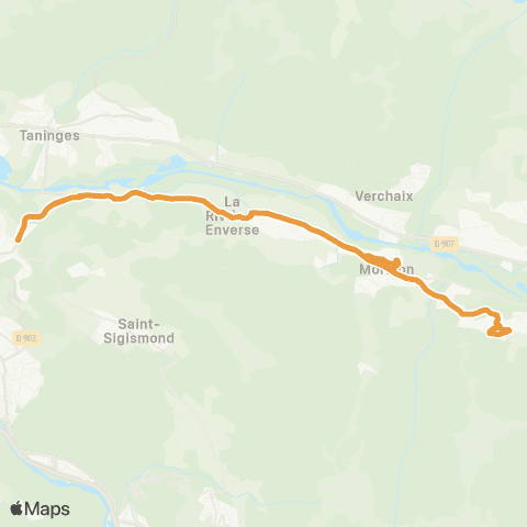 Les Navettes du Giffre Châtillon-s/-Cluses / La Rivière-Enverse / Morillon - Vercland map