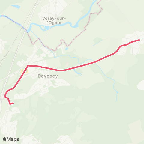 Ginko Bonnay ↔ Collège Claude Girard map