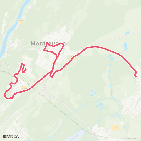 Ginko Morre ↔ Collège Entre Deux Velles map