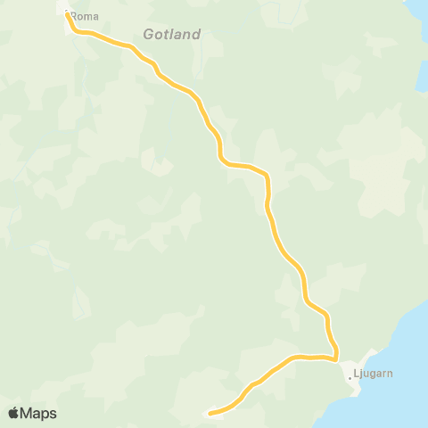Gotlands kollektivtrafik  map