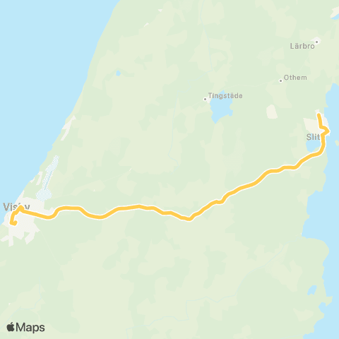 Gotlands kollektivtrafik  map