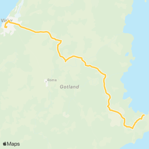 Gotlands kollektivtrafik  map