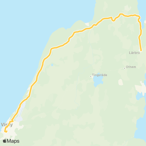 Gotlands kollektivtrafik  map