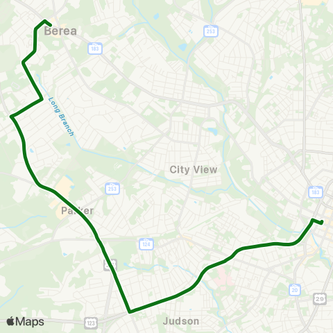 Greenlink White Horse map