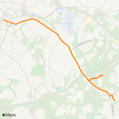 Greenlink Laurens map