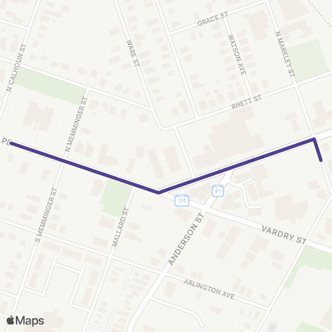 Greenlink Game Day South map