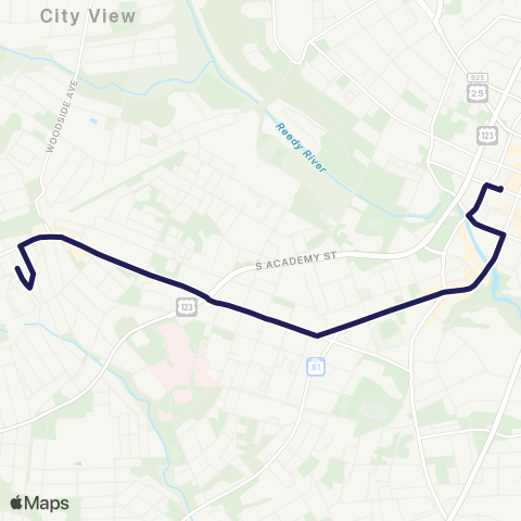 Greenlink About Town map