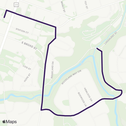 Greenlink Boo In The Zoo Shuttle map