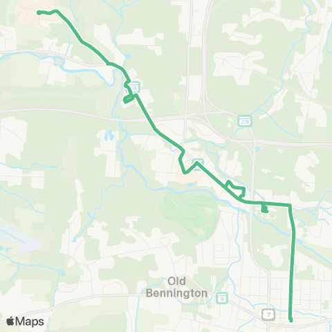 GMCN Light Green Line map