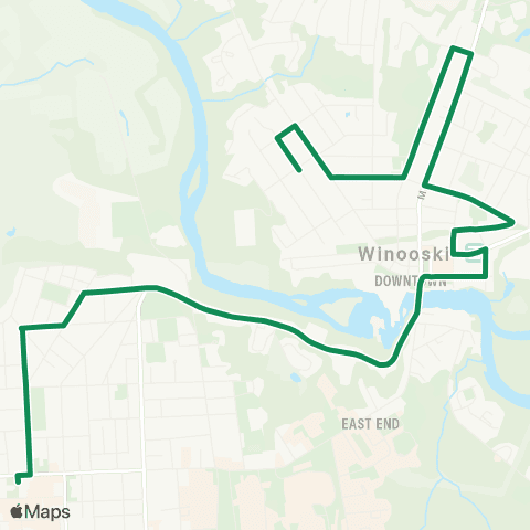 GMT Winooski map