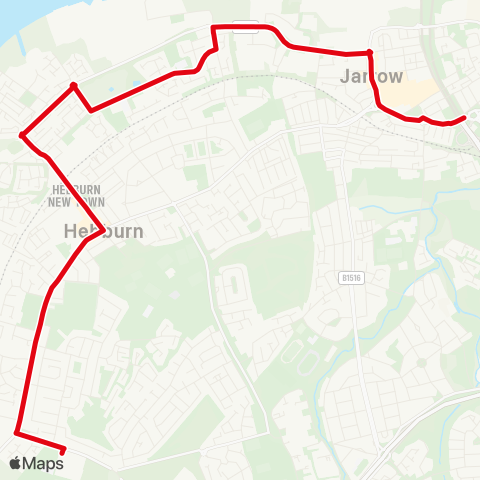 Go North East St Joseph's Catholic Academy - Howard St-Stothard St map