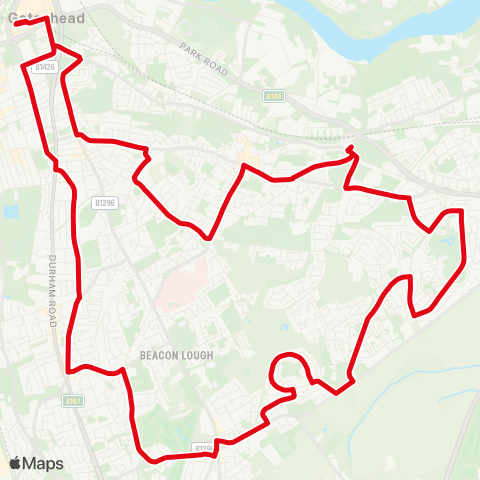 Go North East Interchange - Interchange map
