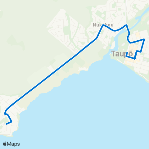 Busit Connect-2-Taupo Acacia Bay map