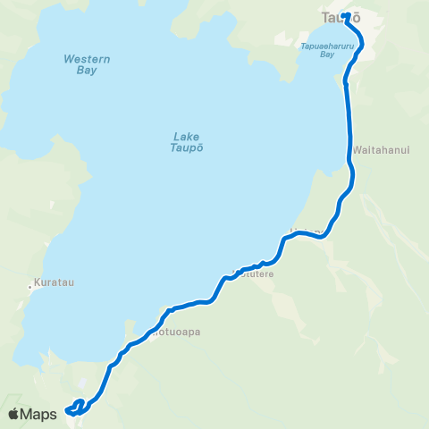 Busit Connect-2-Taupo Turangi map