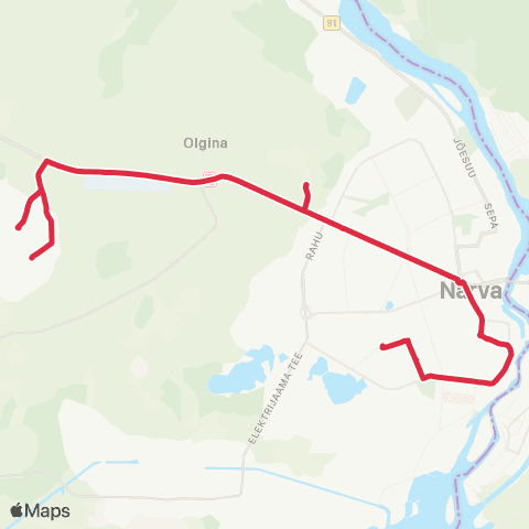 GoBus (Narva) Paemurru - Jaama - Tempo - Luige map