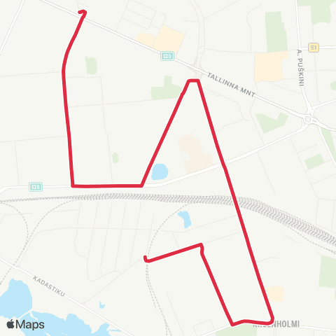 GoBus (Narva) Sendi - Narova - Koorikooli - Paemurru map