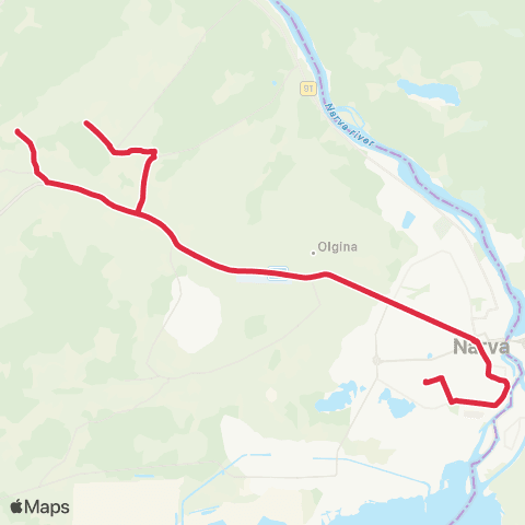 GoBus (Narva) Paemurru - Jaam - Tempo - Luige - Jugla map