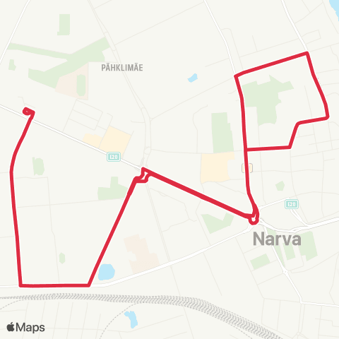 GoBus (Narva) Sendi - Narova - Hariduse - Võidu - Sendi map