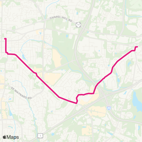GoCary Buck Jones map