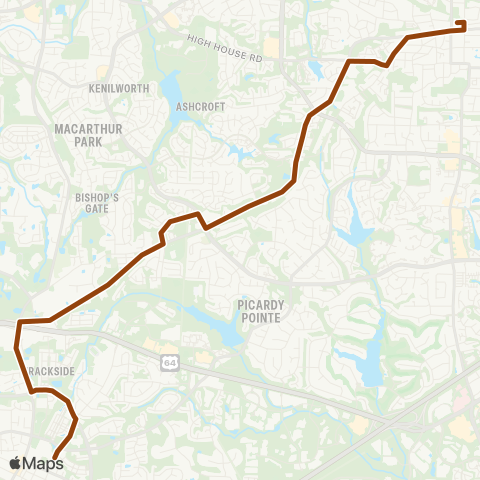 GoCary Apex-Cary map