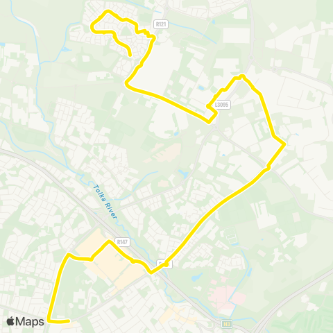 Go-Ahead Ireland Scoil Oilibheir - Tyrrelstown map