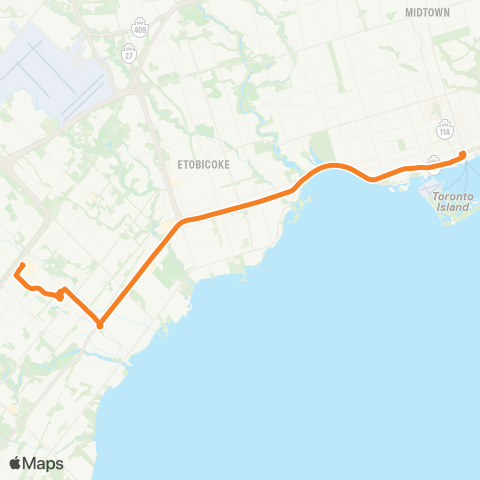 GO Transit Milton map