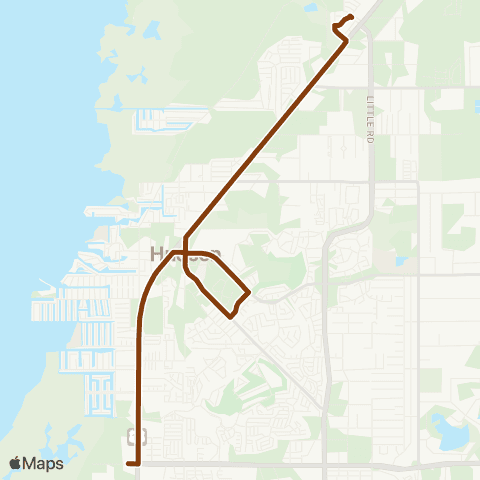 GoPasco SR 52 / US 19 (Bayonet Point) – Emerald Bch S / US 19 map