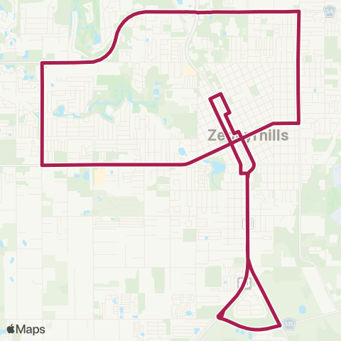 GoPasco Zephyrhills map