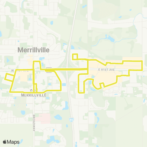 GPTC Us30 Shuttle map