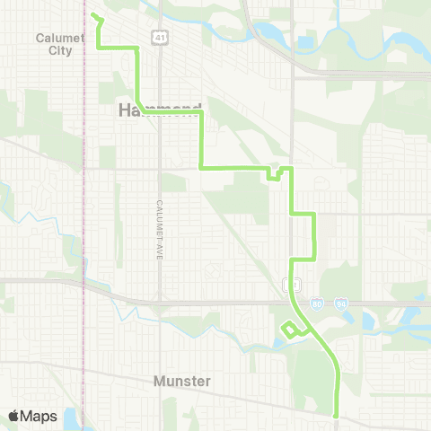 GPTC Lakeshore South map