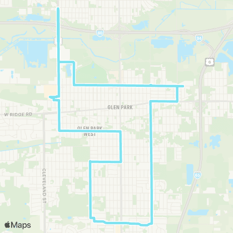 GPTC University Park map