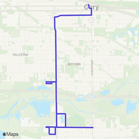GPTC West Central via Grant map