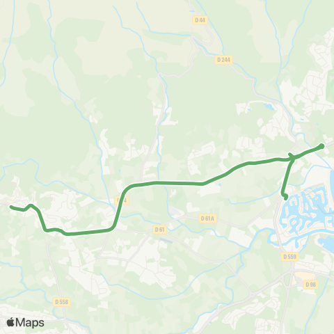 Navette Grimaud Grimaud Village - Port Grimaud par La Queste - Les Cagnignons map