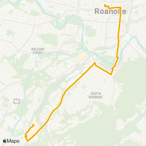 Valley Metro 51 - 3rd St Station to Tanglewood Mall map