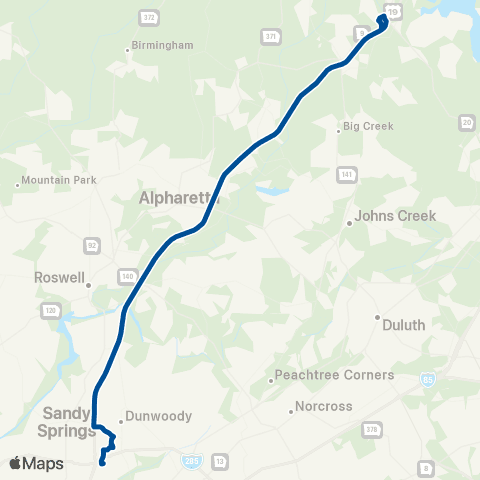 Xpress Cumming - Perimeter map