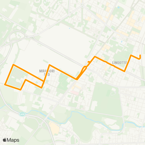 GTT Torino Piazzale Caio Mario - Stazione Lingotto map