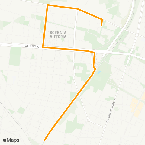 GTT Torino Via Scialoja - Piazza Baldissera map