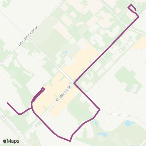Guelph Transit Scottsdale map