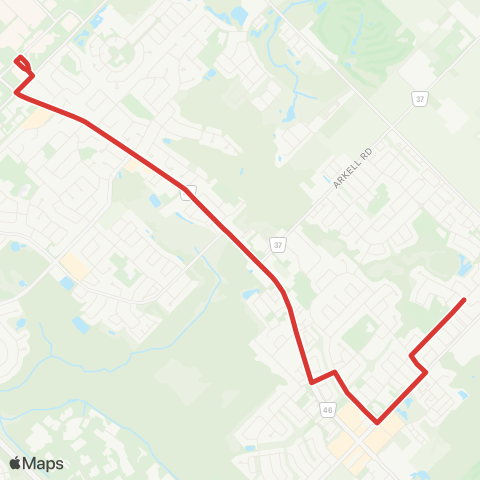 Guelph Transit Colonial map